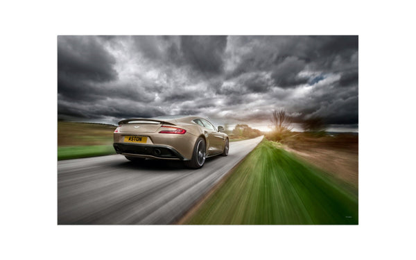 Aston Martin Vanquish (second generation rear) S (420mm x 264) / Aluminium Composite / No Mount