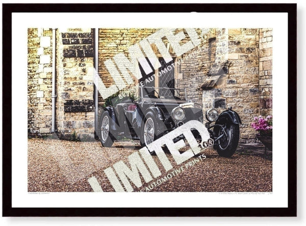 Aston Martin Short Chassis Le Mans 1933 at Turvey Abbey (Departure)