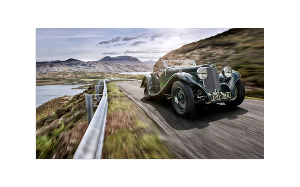 1937 Aston Martin 15/98 Short Abbey 2/4 seater sports S (420mm x 242) / Aluminium Composite / No Mount
