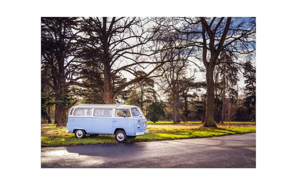 1973 VW Camper Van A3 (297 x 420 mm / 11.7 x 16.5 in) / Aluminium Composite / No Mount