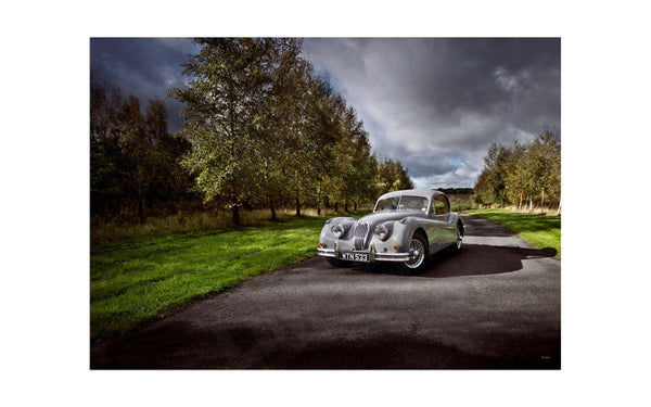 Jaguar XK140 A3 (297 x 420 mm / 11.7 x 16.5 in) / Aluminium Composite / No Mount
