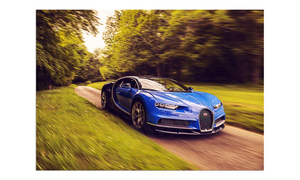 Bugatti Chiron at Prescott Hill Climb A3 (297 x 420 mm / 11.7 x 16.5 in) / Aluminium Composite / No Mount Posters