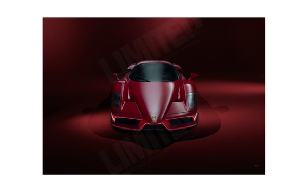 Ferrari Enzo A3 (297 x 420 mm / 11.7 x 16.5 in) / Aluminium Composite / No Mount