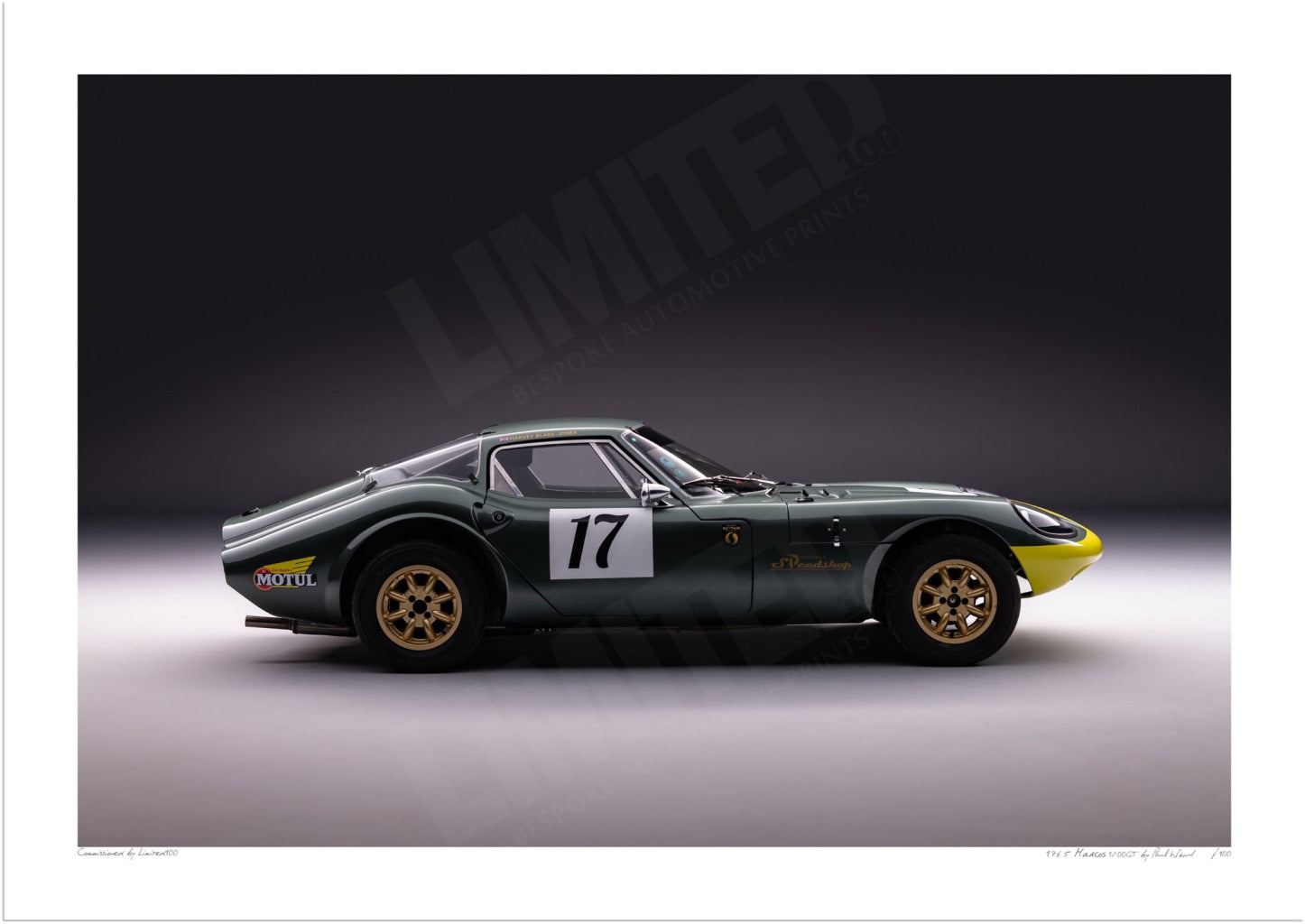 1965 Marcos 1800GT (side profile)