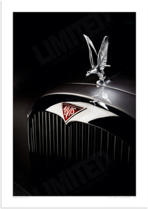 1955 Alvis Three Litre (silver eagle bonnet ornament sculpture)