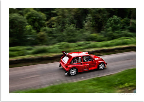 MG Metro 6R4 at Shelsley Walsh Hill Climb