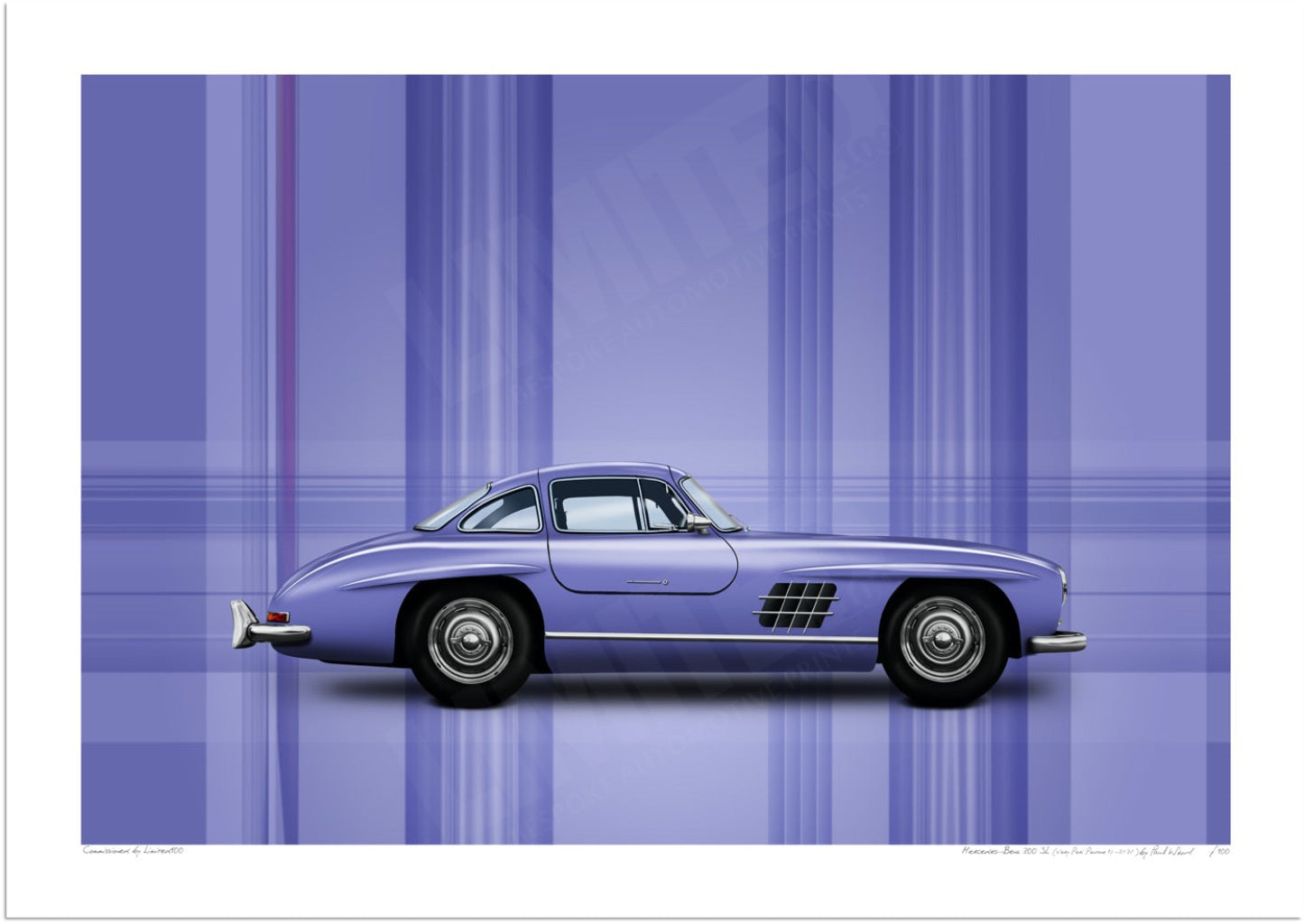 Mercedes-Benz 300 SL (Very Peri Pantone 17-3938)