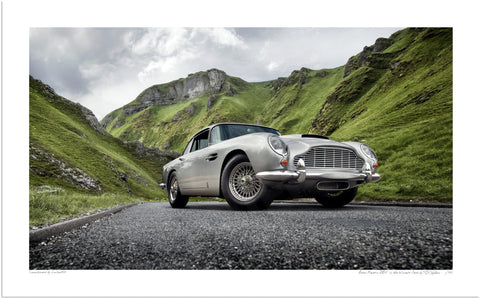 Aston Martin DB5 in the Winnats Pass