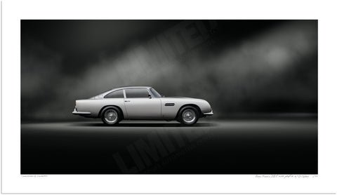 Aston Martin DB5 side profile (studio)