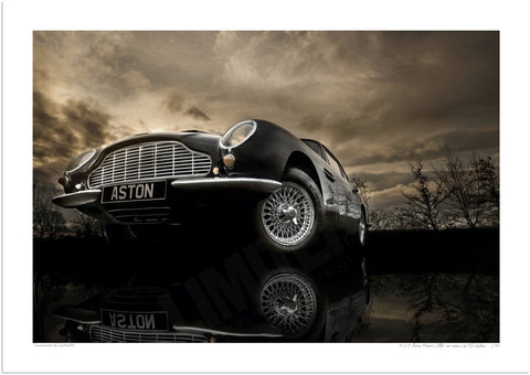 1965 Aston Martin DB6 at dawn