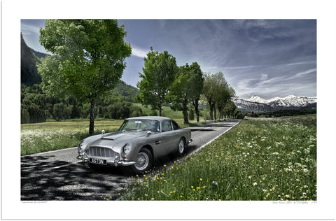 Aston Martin DB5 in Switzerland