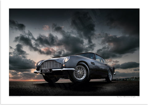 Aston Martin DB6 sunrise
