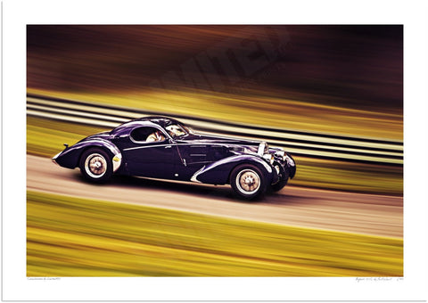 Bugatti 57C at Prescott Hill Climb