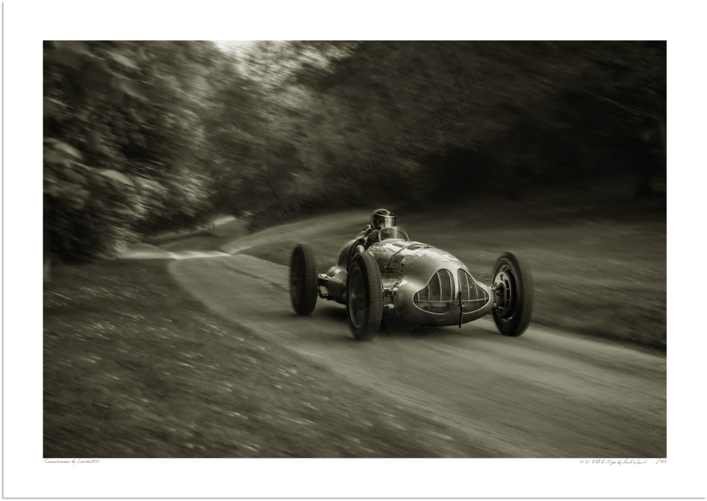 1938 ERA E-Type at Prescott Hill Climb