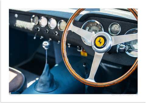 Ferrari 250 GT SWB (Stirling Moss car) at Shelsley Walsh [interior]
