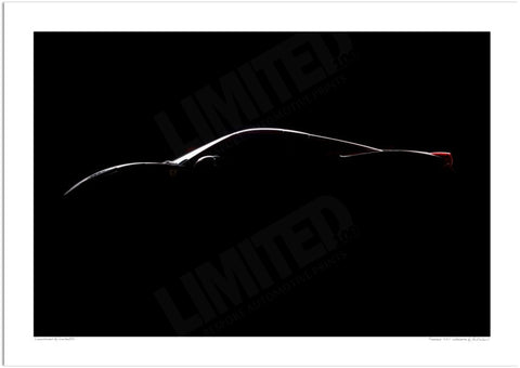 Ferrari 458 silhouette