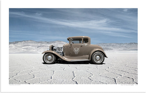 Ford Hot Rod in the Death Valley