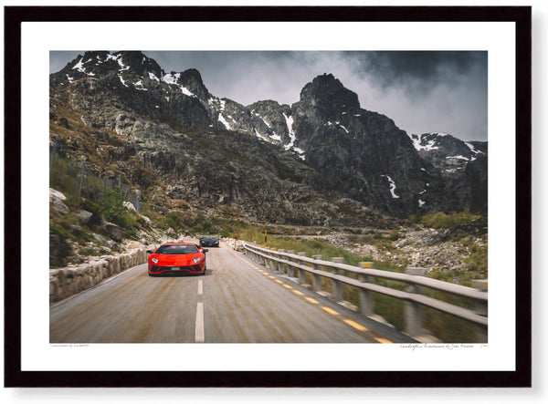 Lamborghini Aventador in Serra da Estrela