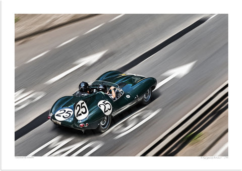 D-Type Jaguar at MotoFest Coventry