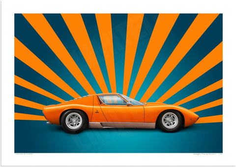 Lamborghini Miura (orange stripes)