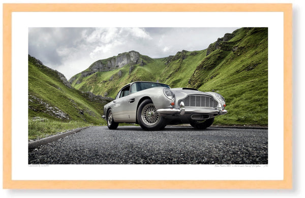 Aston Martin DB5 in the Winnats Pass