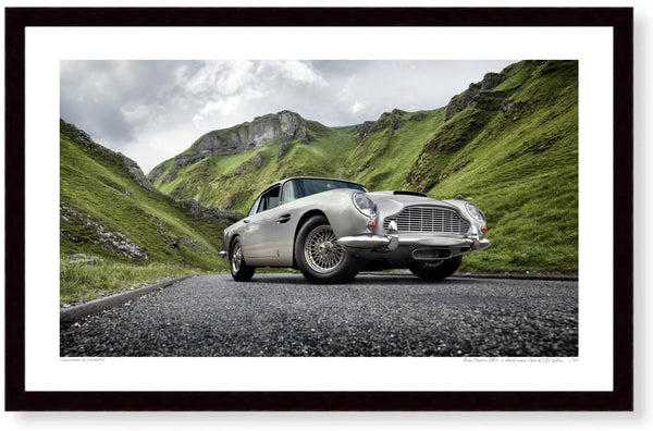 Aston Martin DB5 in the Winnats Pass