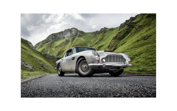 Aston Martin DB5 in the Winnats Pass