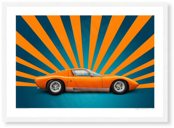 Lamborghini Miura (orange stripes)