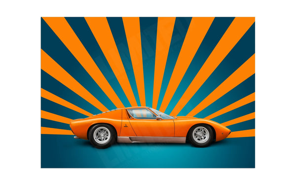 Lamborghini Miura (orange stripes)