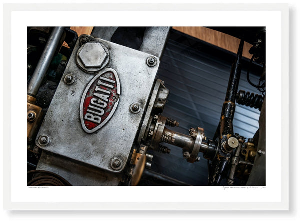 Bugatti transmission detail