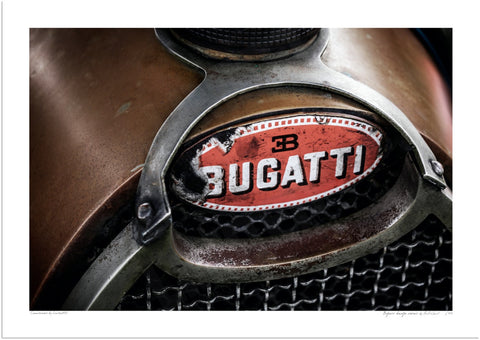Bugatti badge detail
